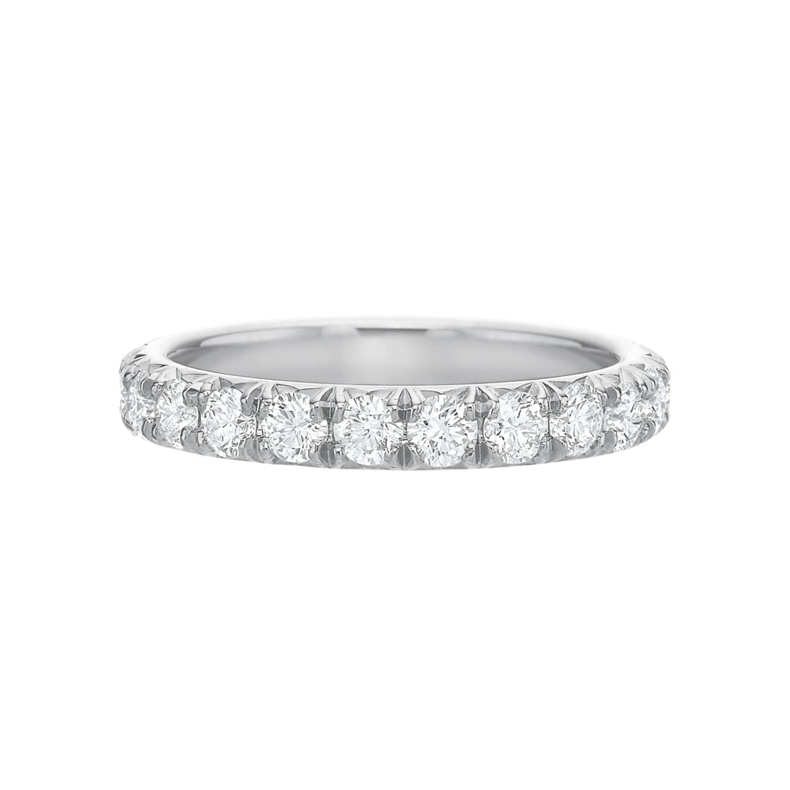 Platinum 1.50cttw Brilliant Cut Diamond Eternity Band Size 6