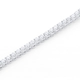 Goldsmiths 18ct White Gold 2.00cttw Diamond Line Bracelet