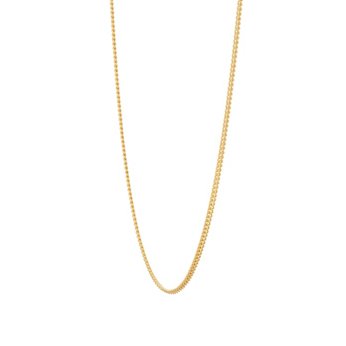 Mappin & Webb 18ct Yellow Gold 18-20 Inch Curb Chain
