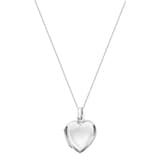Goldsmiths Sterling Silver Heart Locket