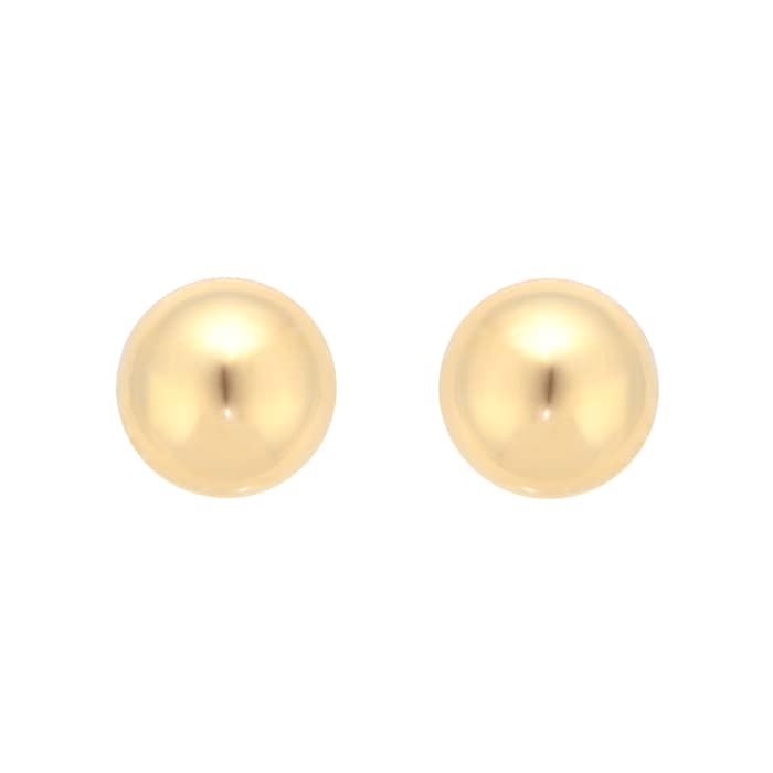 Goldsmiths 18ct Yellow Gold 5mm Ball Stud Earrings