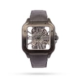 Cartier Santos De Cartier Skeleton Watch, Large Model, Manufacture Mechanical Movement With Manual Winding