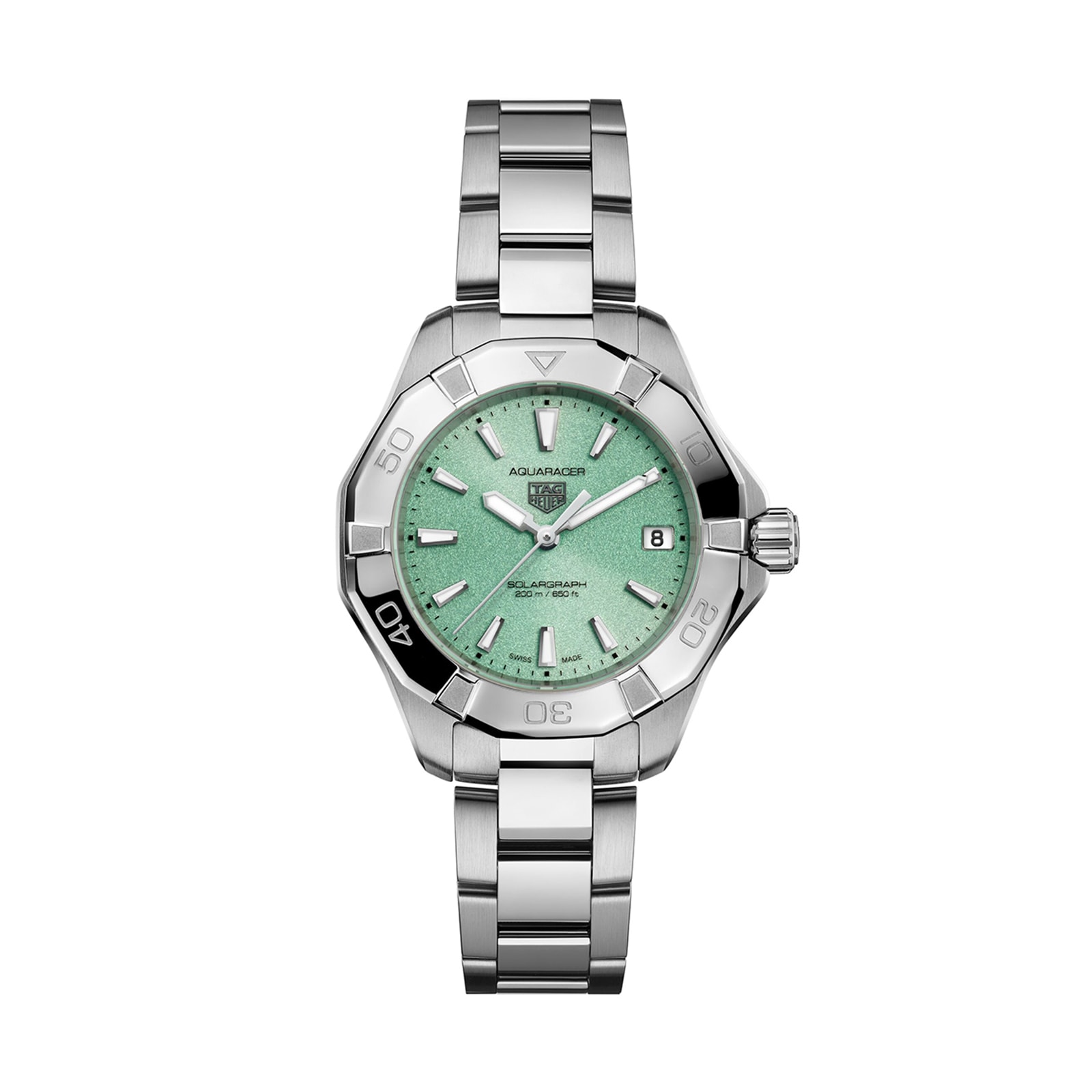 TAG Heuer Aquaracer Professional 200 Solargraph 34mm Ladies Watch Turquoise TAG Heuer Aquaracer Professional 200 Solargraph 34mm Ladies Watch Turquoise