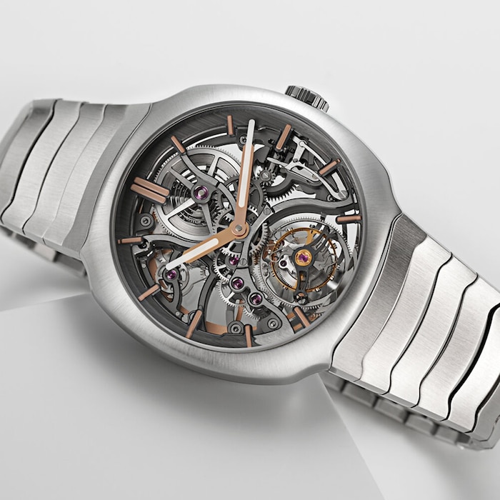 H. Moser & Cie Streamliner Tourbillon 40mm Mens Watch Skeleton