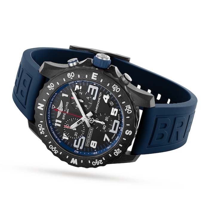 Breitling Endurance Pro 44mm Mens Watch Navy Rubber