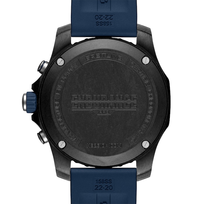 Breitling Endurance Pro 44mm Mens Watch Navy Rubber