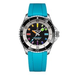 17532684 - Superocean Automatic 42mm Mens Watch Blue Rubber