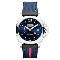 17650712 - Luminor Quaranta BiTempo Luna Rossa 40mm Mens Watch Blue
