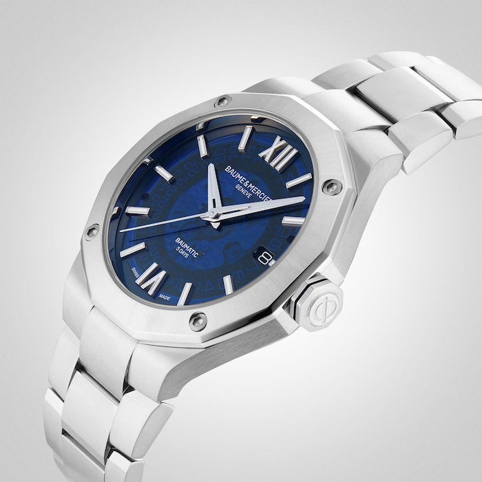 Baume & Mercier Riviera 42mm Mens Watch Blue