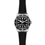 Tudor Black Bay 41mm steel case black rubber strap