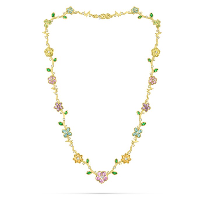 Paul Morelli 18k Yellow Gold 1.29cttw Diamond and Multistone Wild Child Necklace 17"