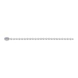 Gucci Gucci Interlocking Sterling Silver & Blue Enamel Bracelet - 19cm