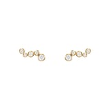 Georg Jensen 18ct Yellow Gold 0.18ct Diamond Stud Earrings