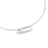 Messika 18k White Gold 0.10cttw Diamond Move Uno Necklace